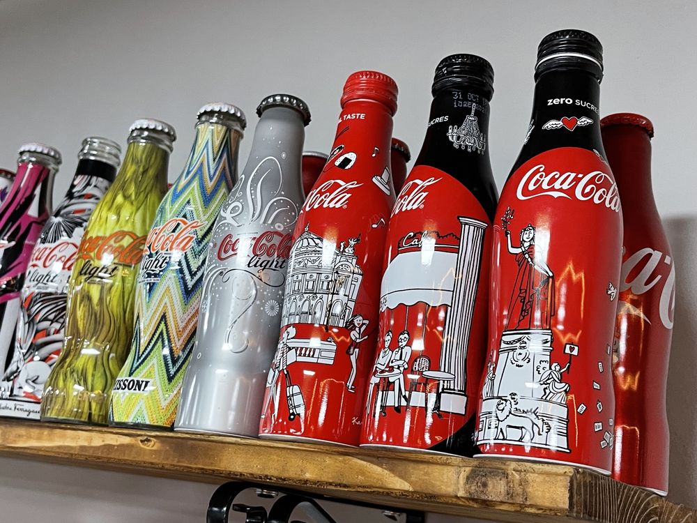 Coca-Cola garrafas colecionáveis