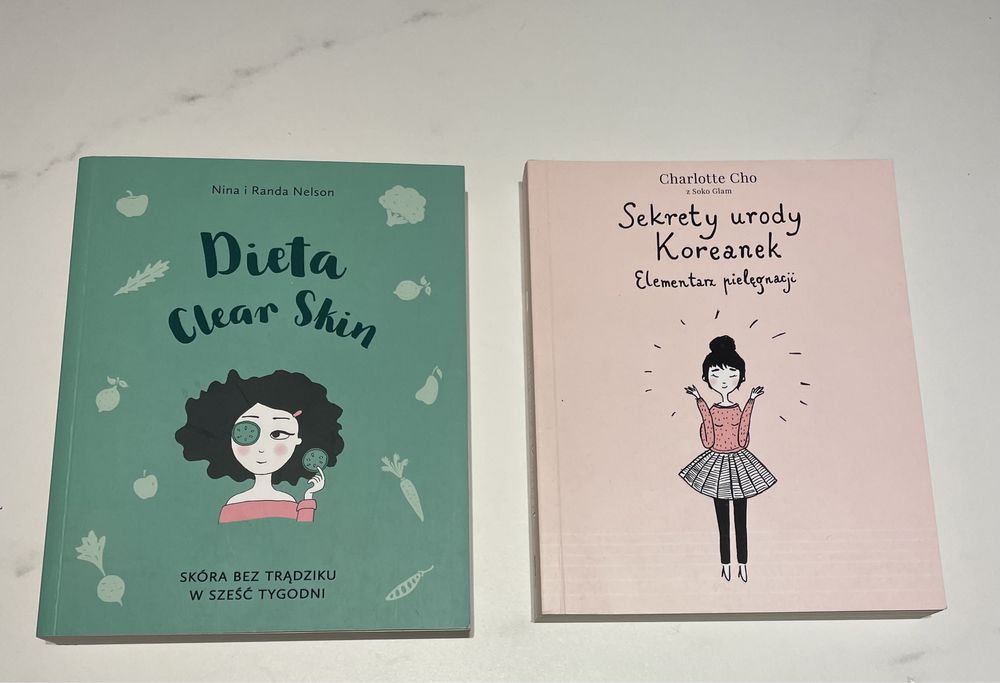Zestaw 2 książek -Dieta Clear Skin + Sekrety Urody Koreanek