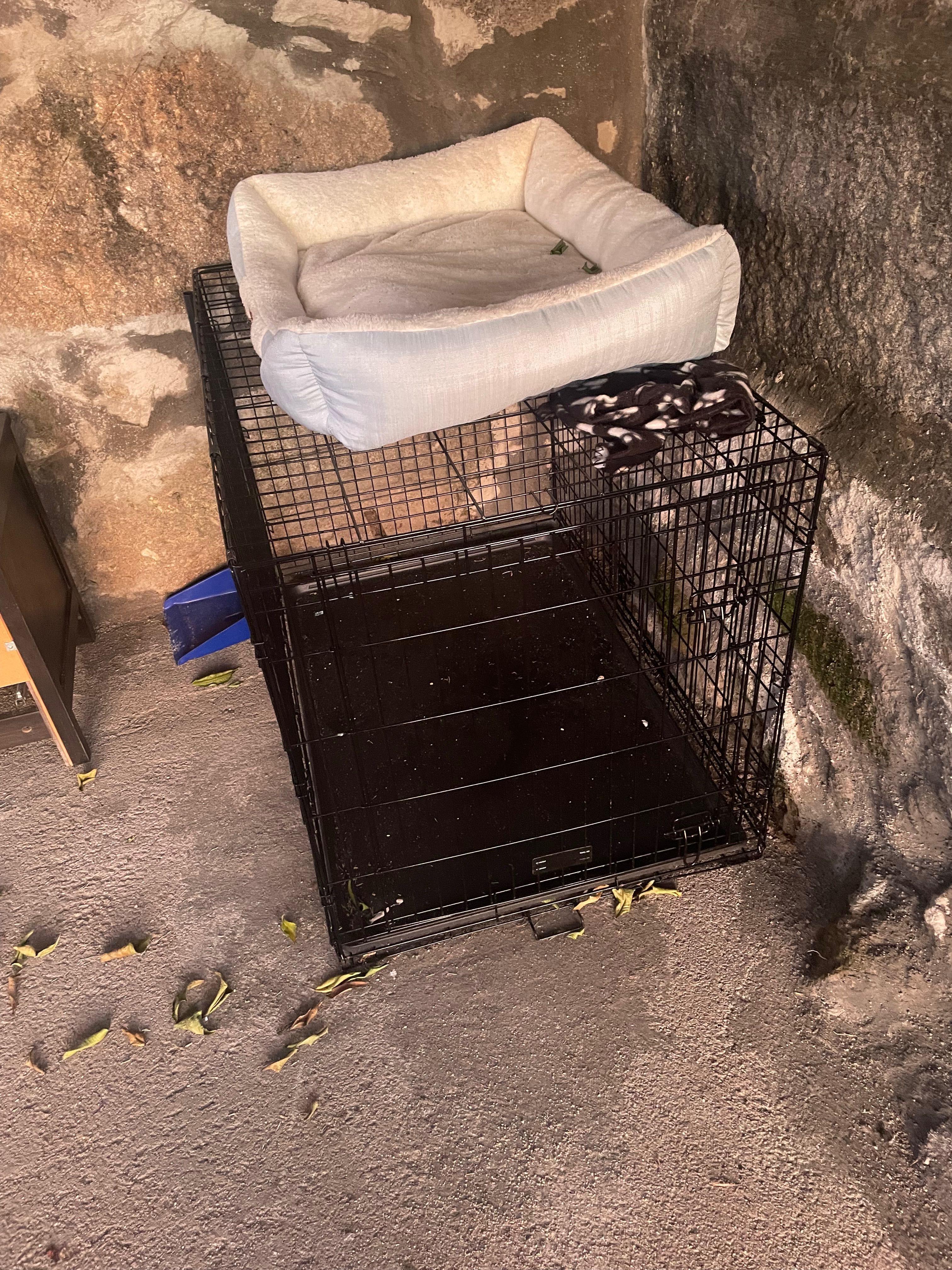 Parque ou gaiola para animal e alcofa