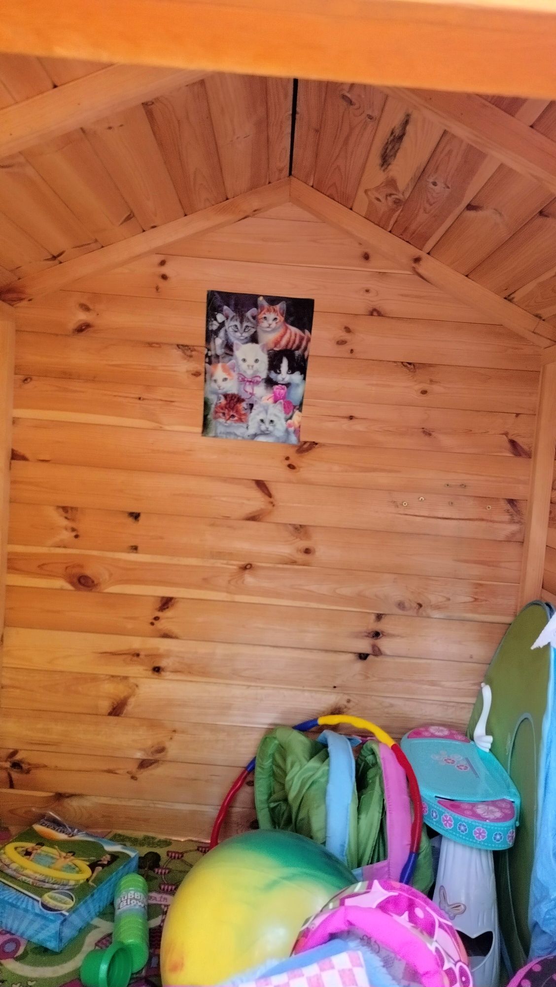 Plac zabaw Domek+piaskownica+huśtawki