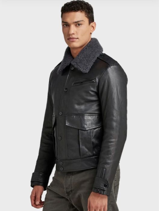 Чоловіча шкіряна куртка P-3 G-Star RAW L