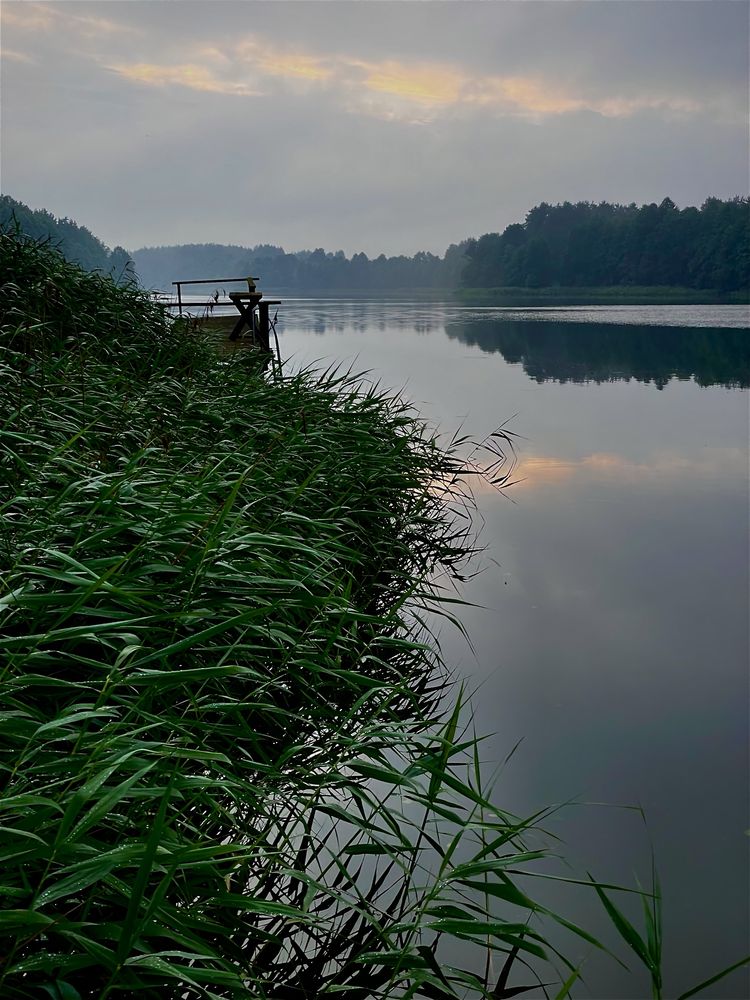 Domek z sauną nad jeziorem Bolesty w okolicy Doliny Rospudy