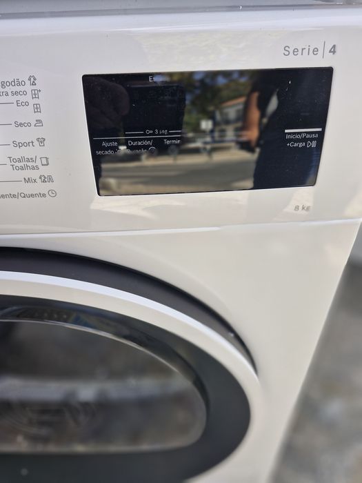 Máquina de  secar  roupa  bosch  bomba de calor 8kg