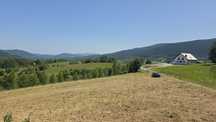*Beskid Wyspowy Dobra * duża widokowa działka budowlana pod lasem 43A