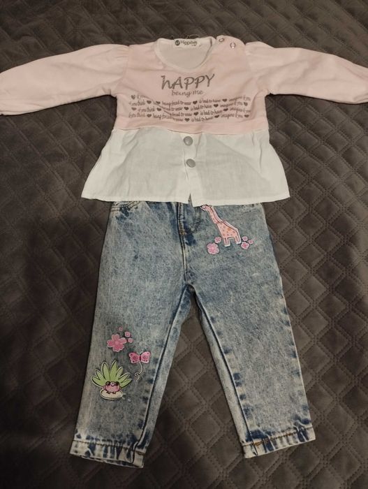 Джинси для дівчинки і кофта