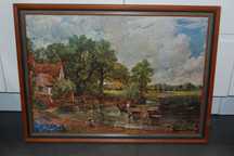 Obraz reprodukcja, w drewnianej ramie - Pejzaż - 76,5 x 56,5 cm