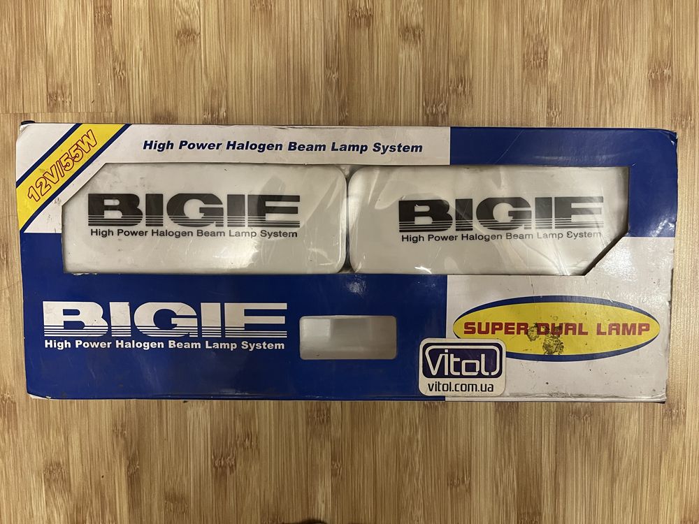 Фары противотуманные дополнительные BIGIE 12V2 200x81 мм DLAA 8024D-RY