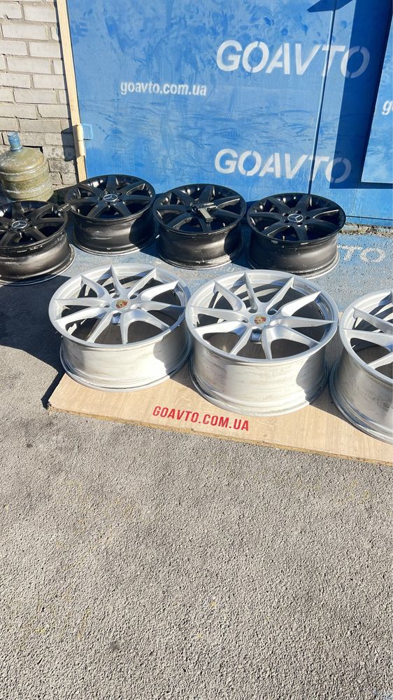 Goauto оригінальні диски BBS Porshe 5/130 r20 різноширокі як нові