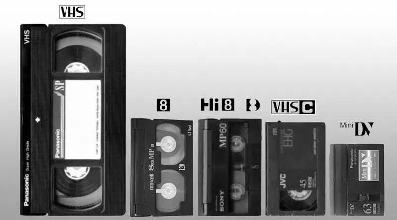 Оцыфровка (оцифровка) видеокассет VHS, VHS-C, miniDV, Video8, Hi8