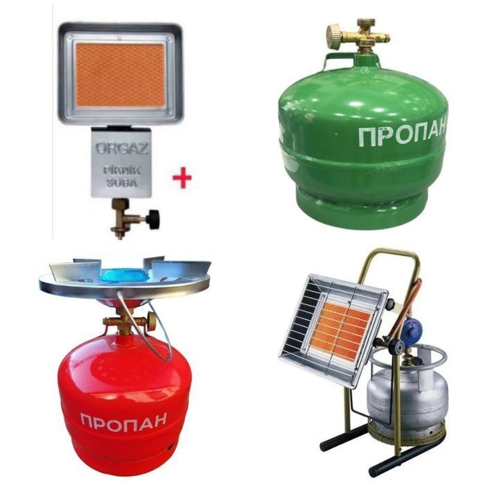 Балон газовий редуктор пальник обігрівач 5, 8, 12 л