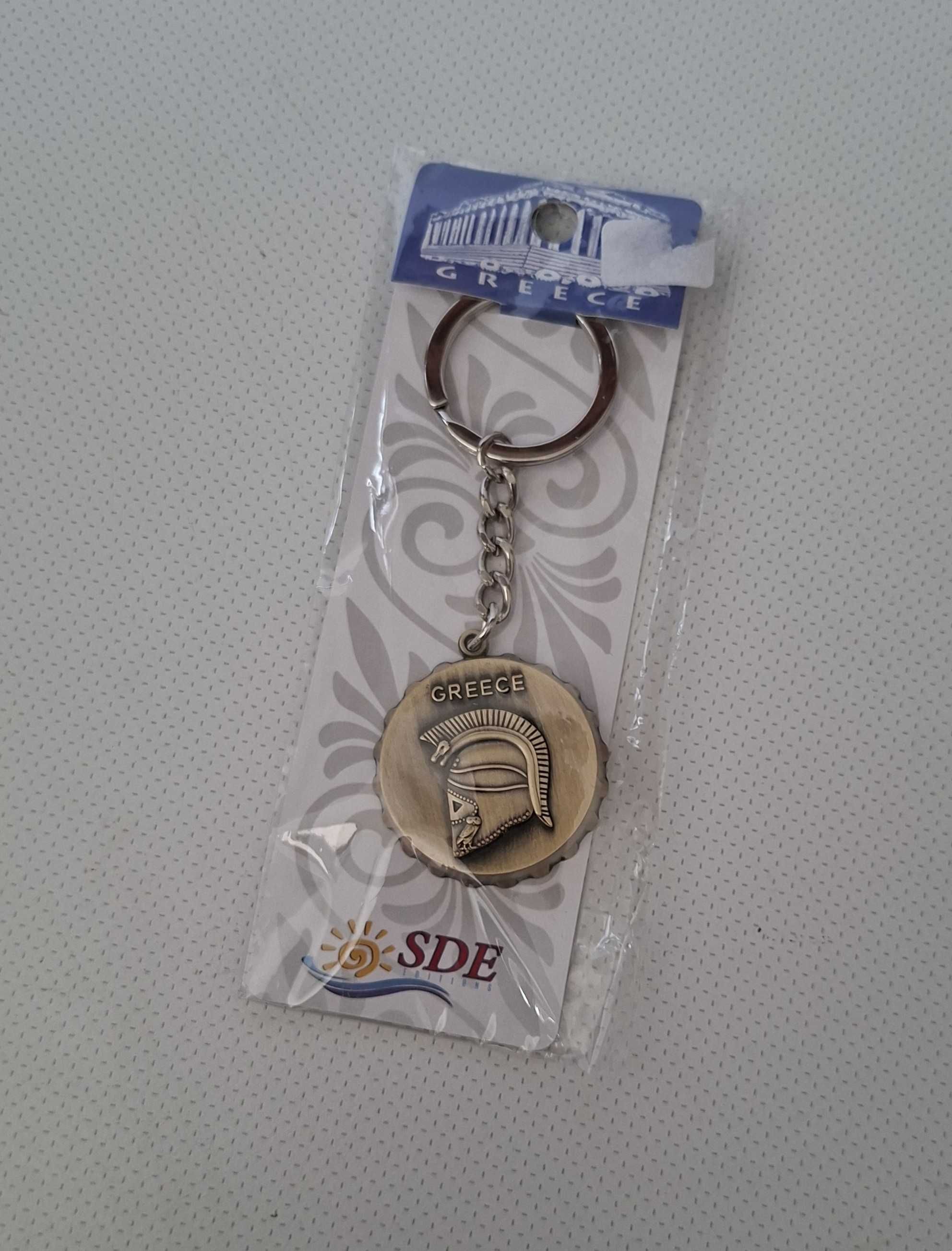 Porta chaves original Greece - Grécia, com abre cápsulas - NOVO
