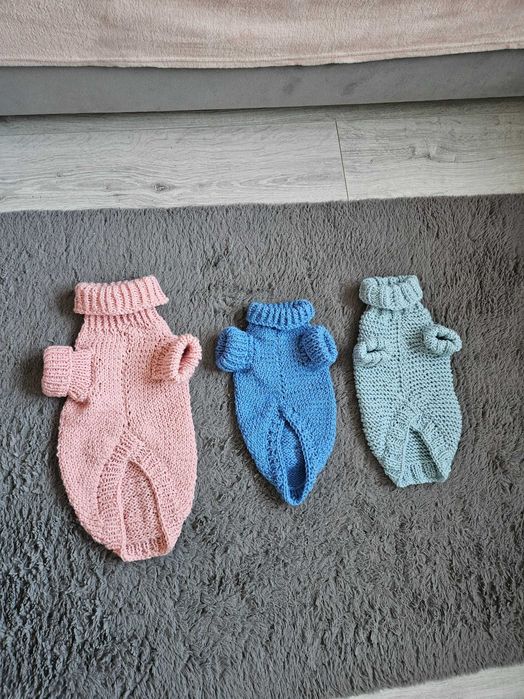 Sweterek ubranko ciepłe dla psa kota na zimę jesień jesienne zimowe