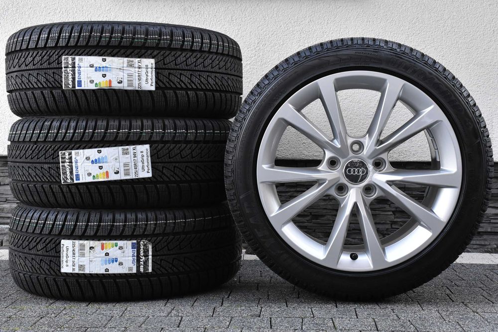 Koła zimowe OEM Audi A3 8Y0 8V0 17" NOWE Goodyear 2024r oryginał
