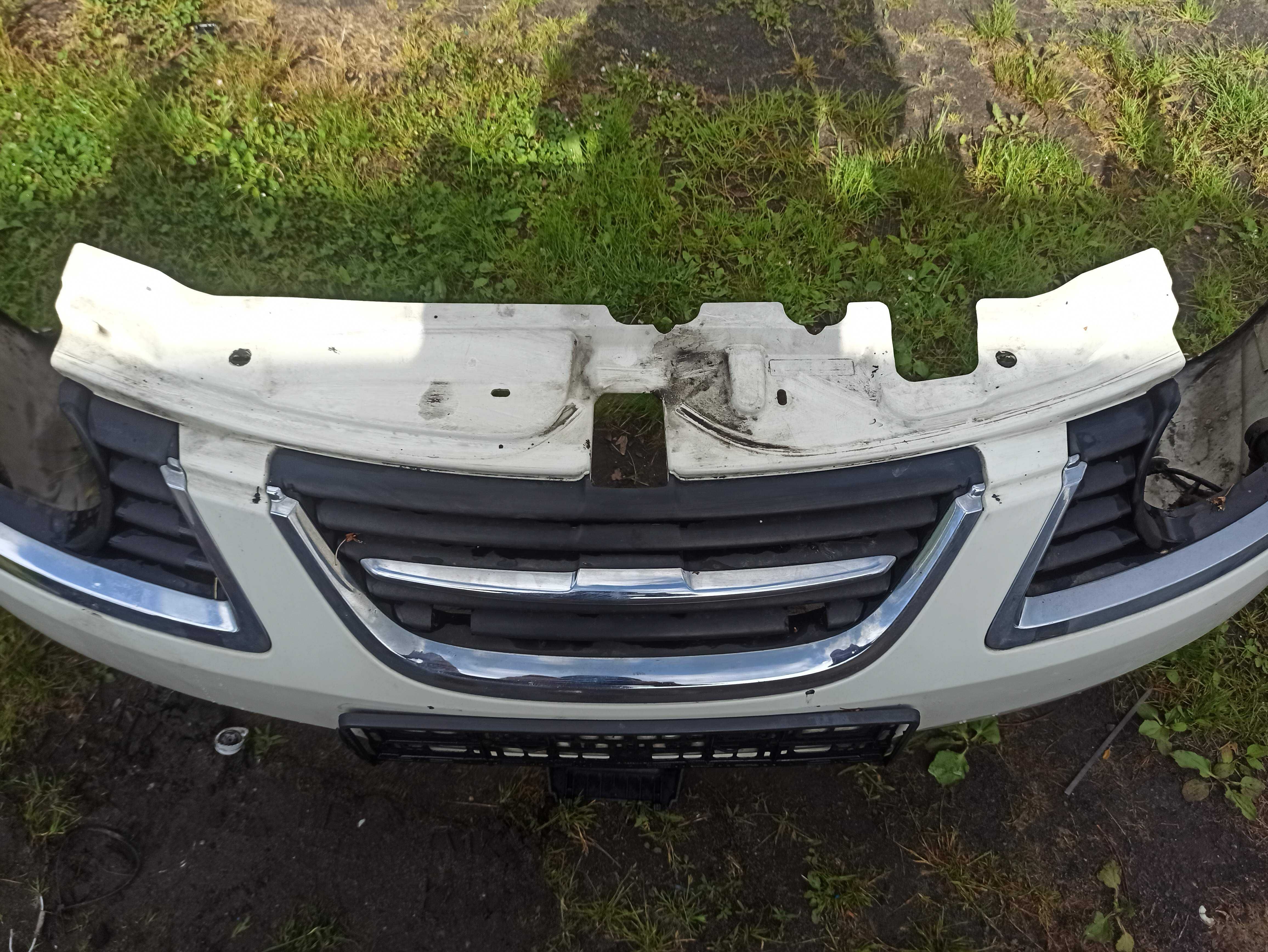 Zderzak Przód SAAB 9-5 05-09.r LIFT Xenon Halogeny grill kpl