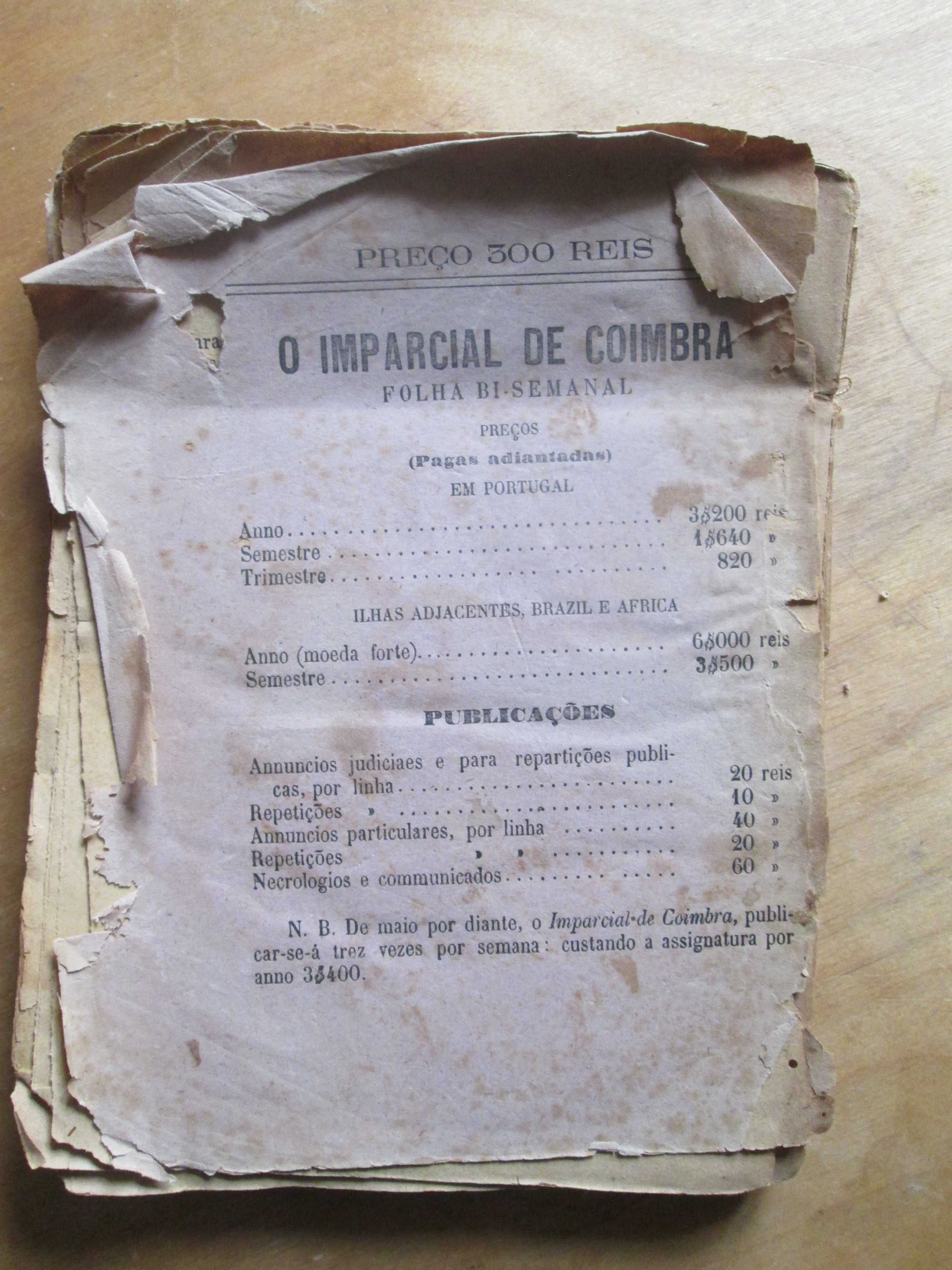 Almanach do Districto de Coimbra para o anno de 1885