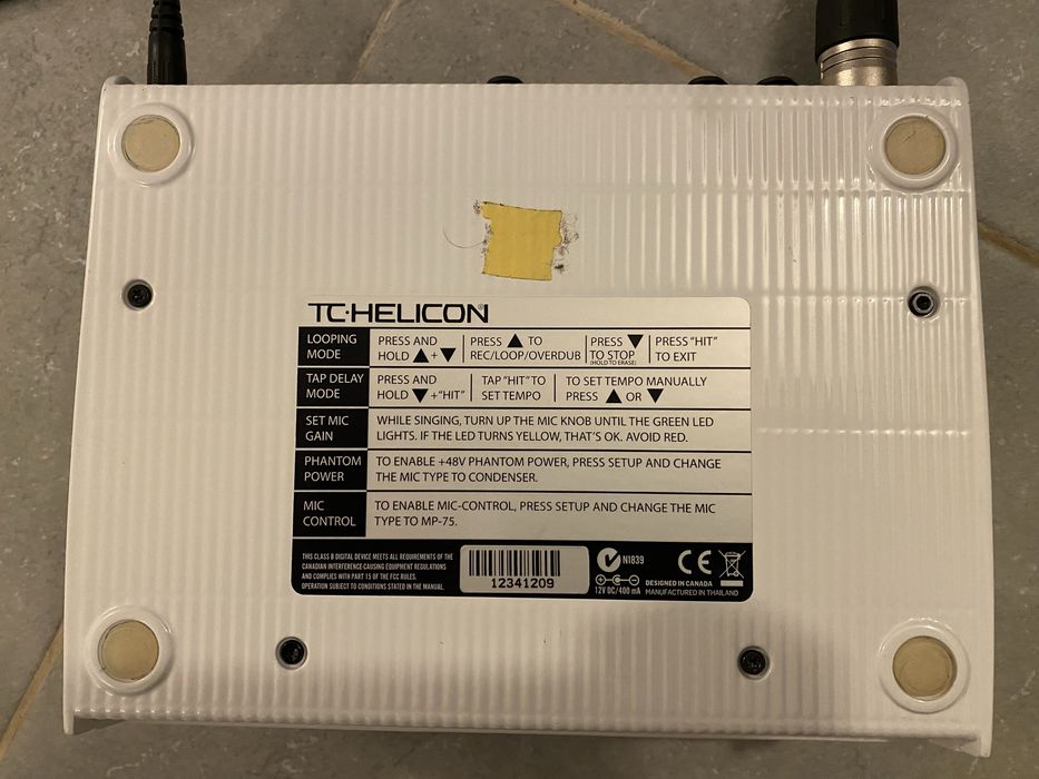 TC Helicon Voiceplay GTX