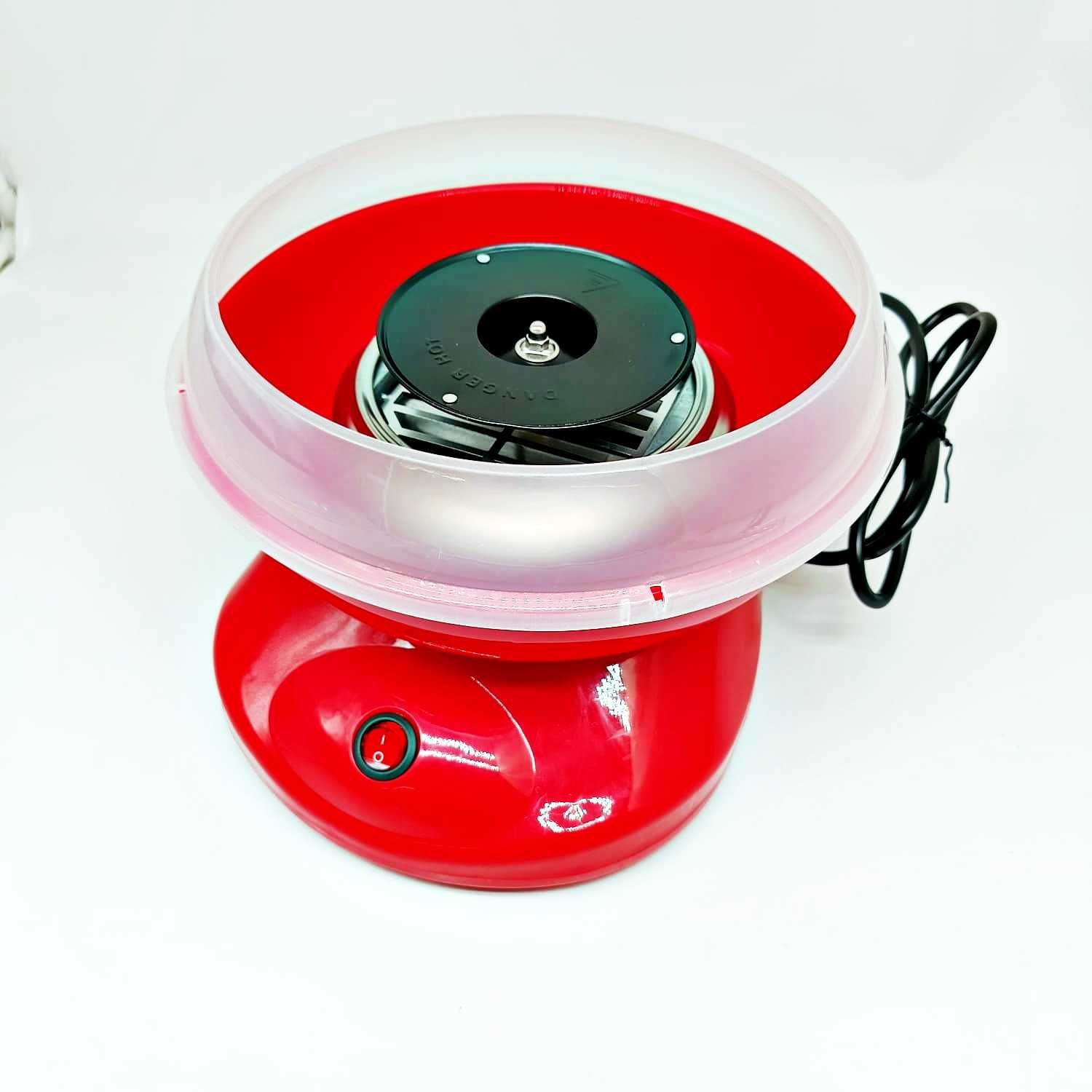 Urządzenie do waty cukrowej Homcom 800-016RD czerwony 450W - 550W