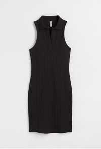 czarna sukienka h&m