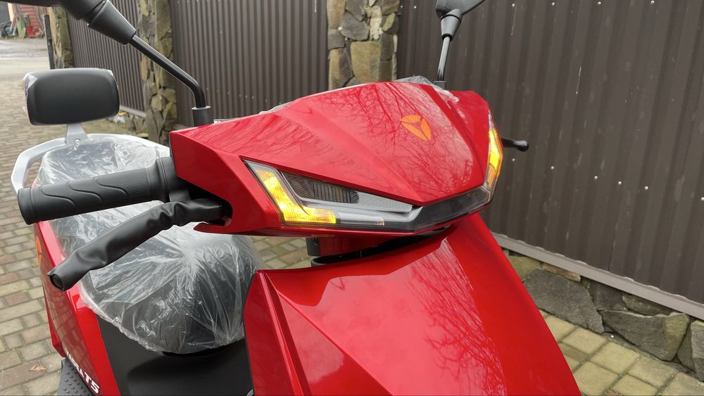 НОВИЙ Електросеутер YADEA T5 червоний електричний акамуляторний