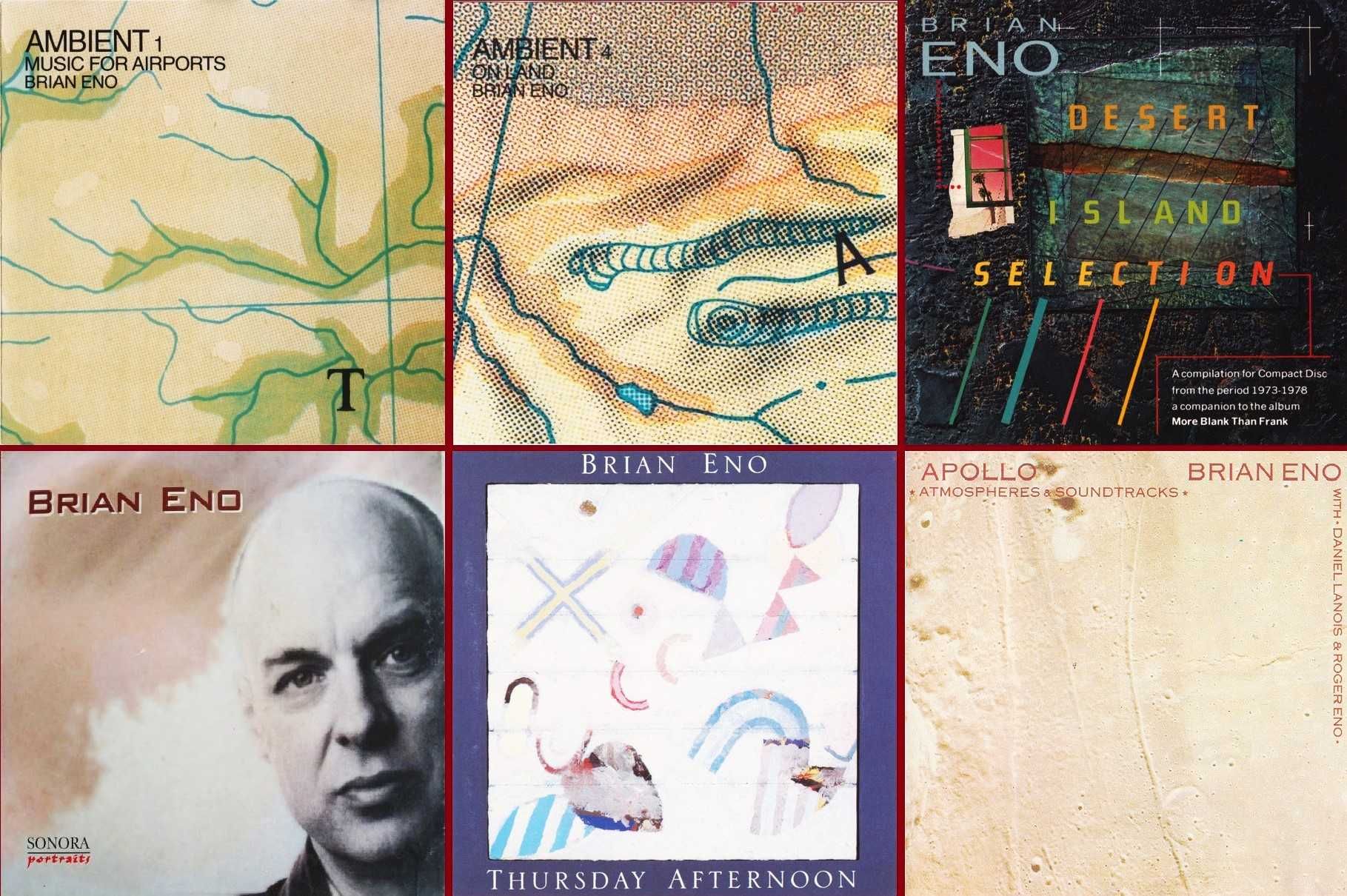 Brian Eno - 7 CDs - Raros - Muito Bom Estado