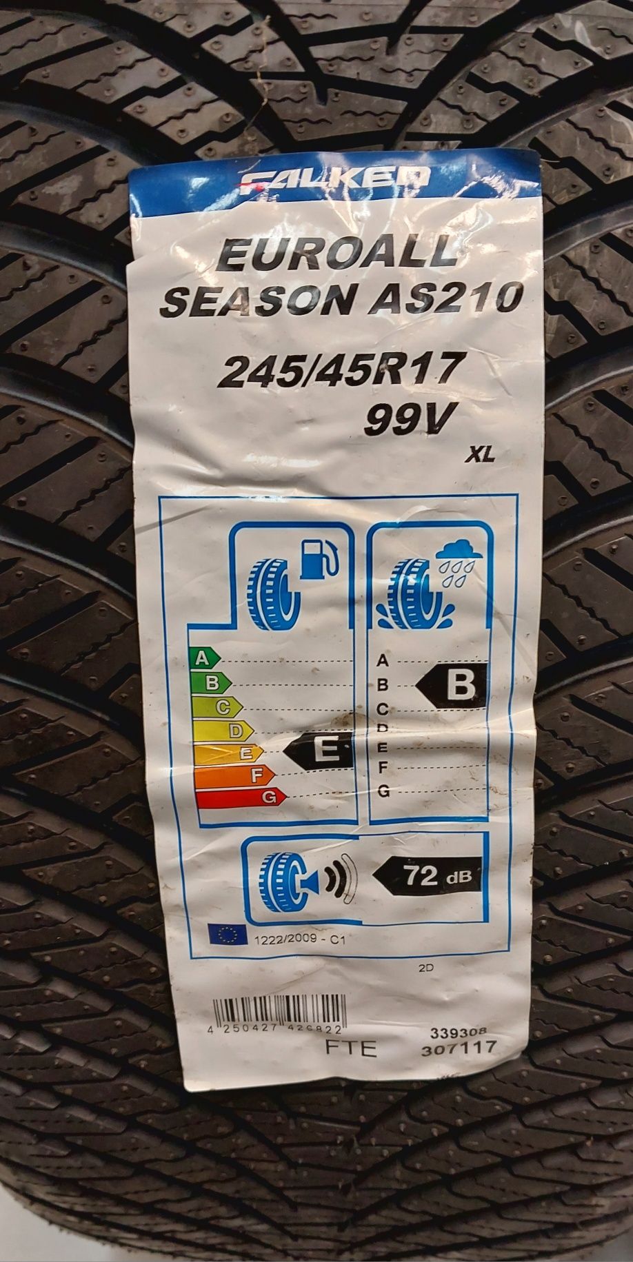 Opony 245/45/17 Falken Euroall Season AS210  , wielosezonowe