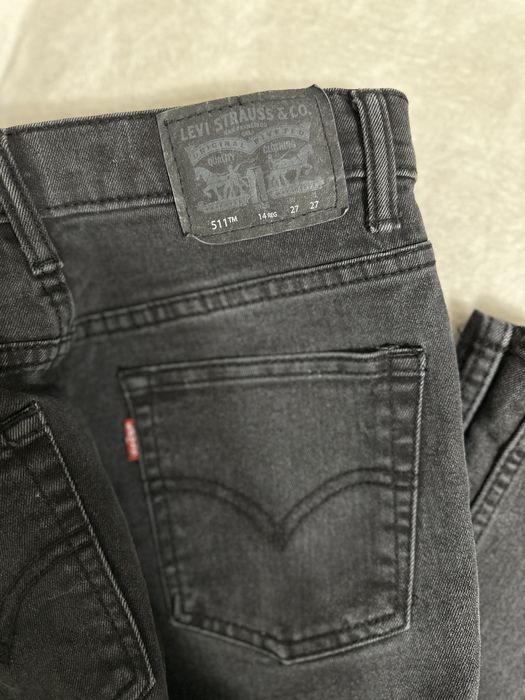Чорні джинси Levi's 511 slim fit