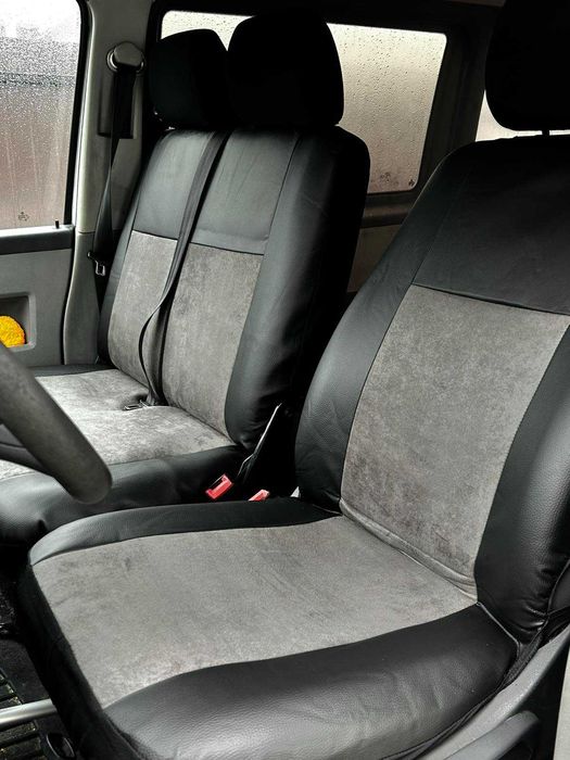 Чехли На Сидіння--ЕкоШкіра Алькантара--на ВСІ Авто 1+2 UNICO--ПОЛЬША