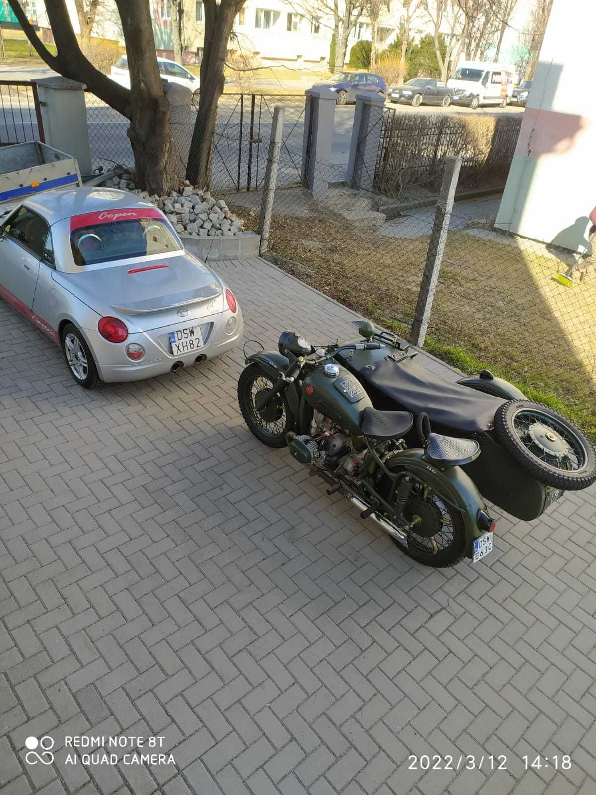 Motocykl Ural w stanie kolekcjonerskim dla konesera