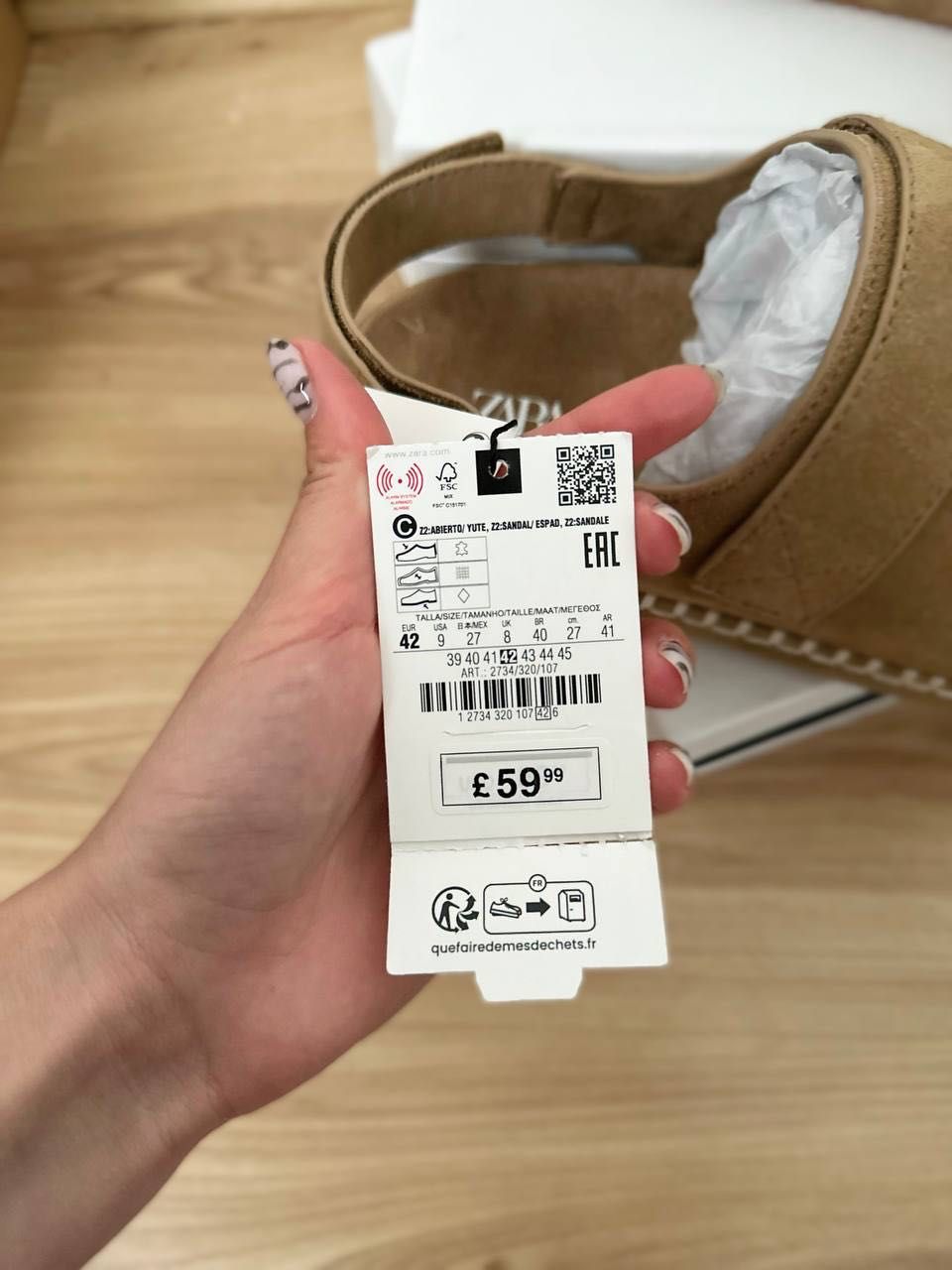 Продам чоловічі капці Zara