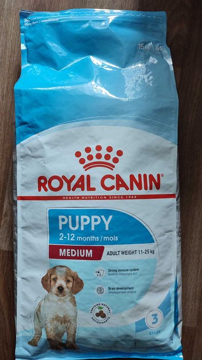 Royal Canin Medium Puppy 15кг корм для цуценят середніх порід
