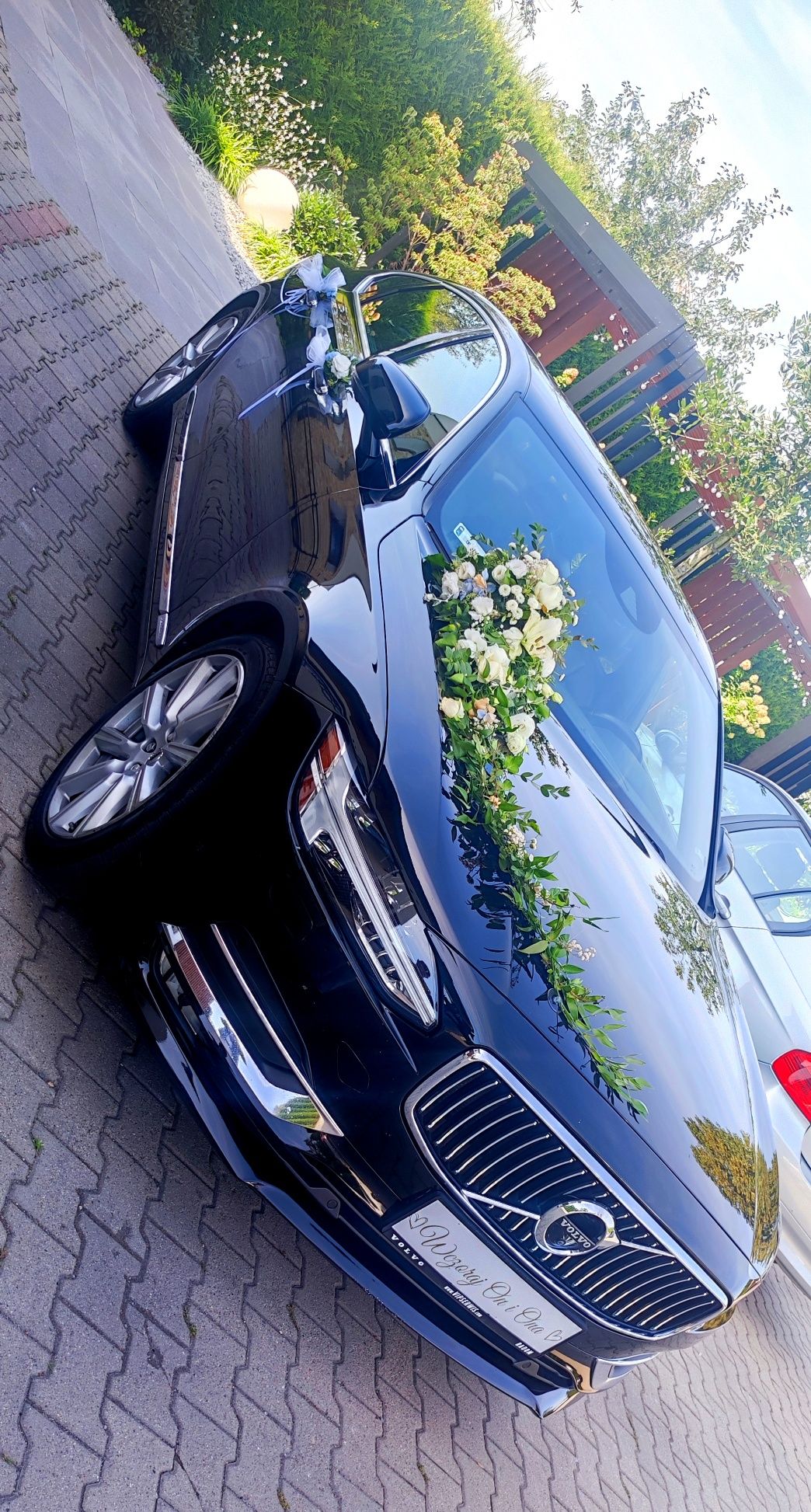 Samochód do ślubu Volvo s90 inscription Long