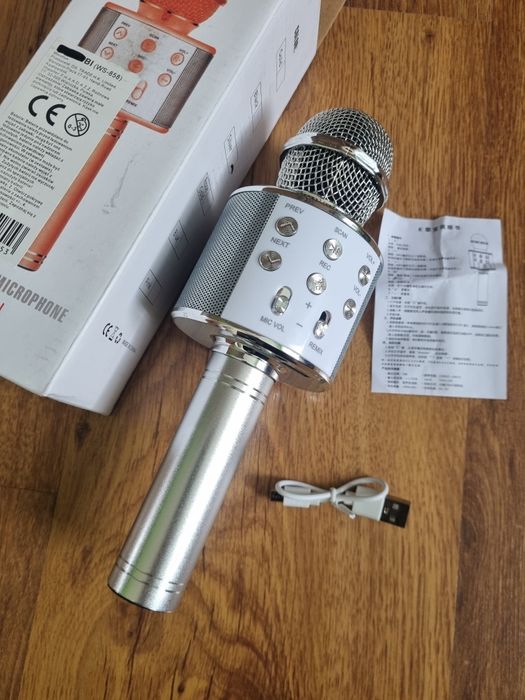 Mikrofon bezprzewodowy karaoke głośnik zabawka