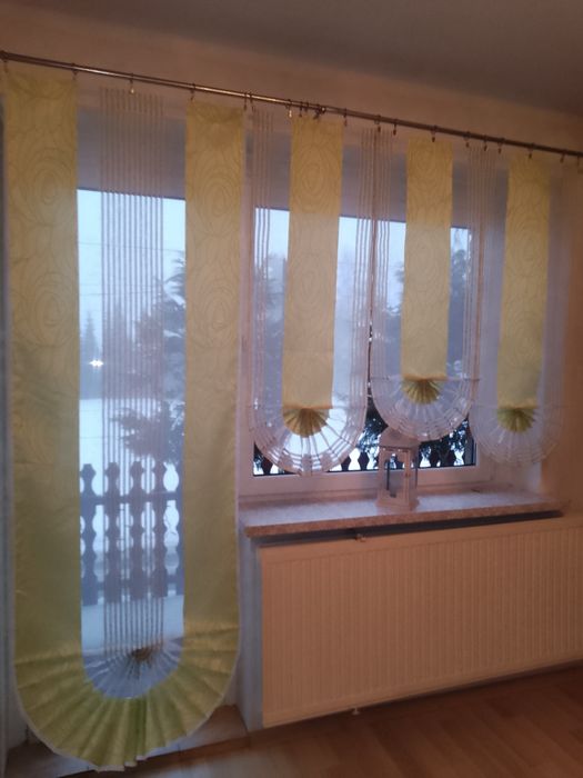 Firanki panele kpl balkonowy