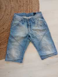 Bdb męskie młodzieżowe shorty jeansowe rozm S