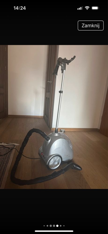 Prasownica garment steamer EM- 101, używana kilka razy, w oryginalnymi