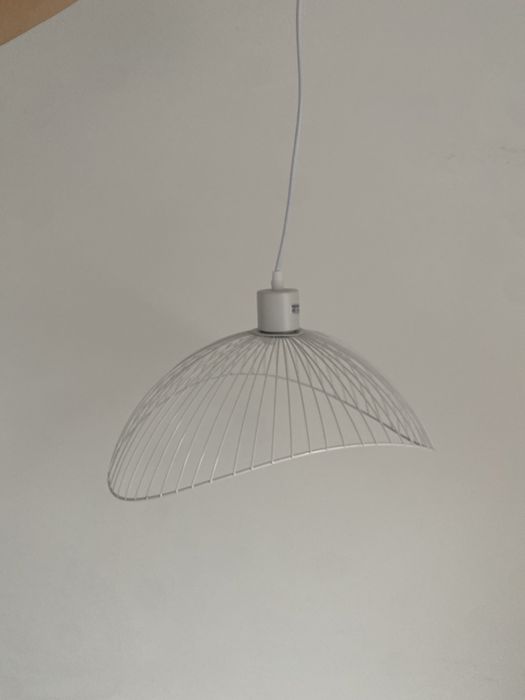 Lampa wisząca biała