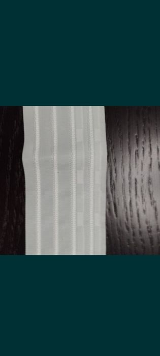 Taśma do firan i zasłon ołówek bawełniana wys 7 cm 2,5:1 Rolka 16 m.