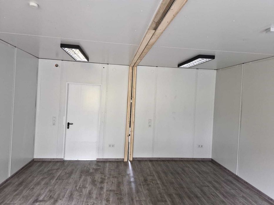 Podwójny kontener usługowy biurowy magazynowy mieszkalny 6x5m 27,40m2