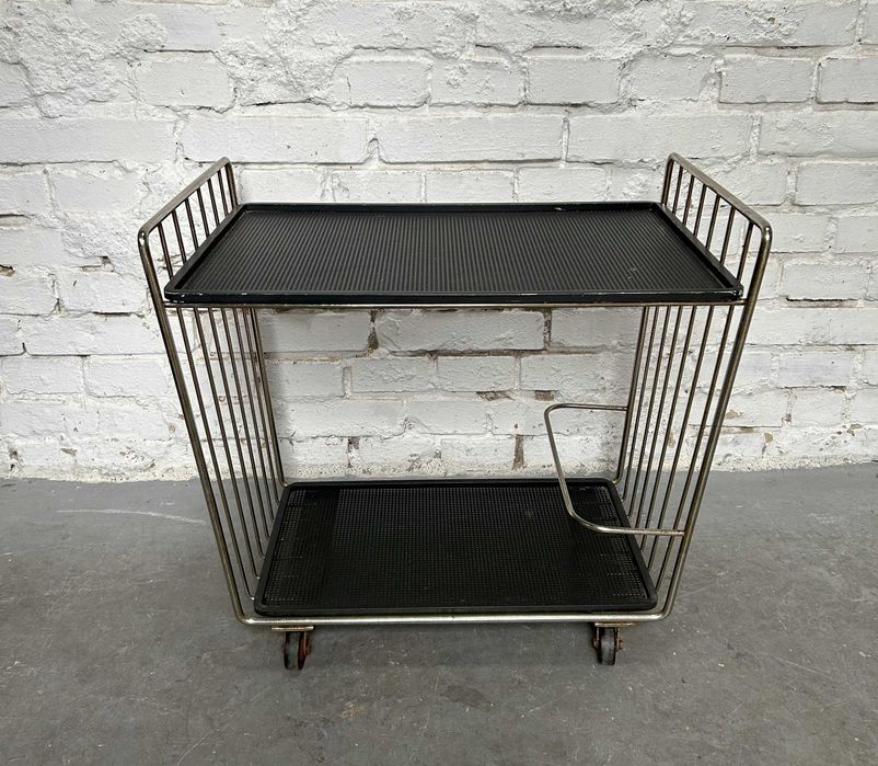 Metalowy wózek do serwowania lata 60 vinatge