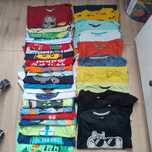 Paka T-shirtów chłopięcych 110/116