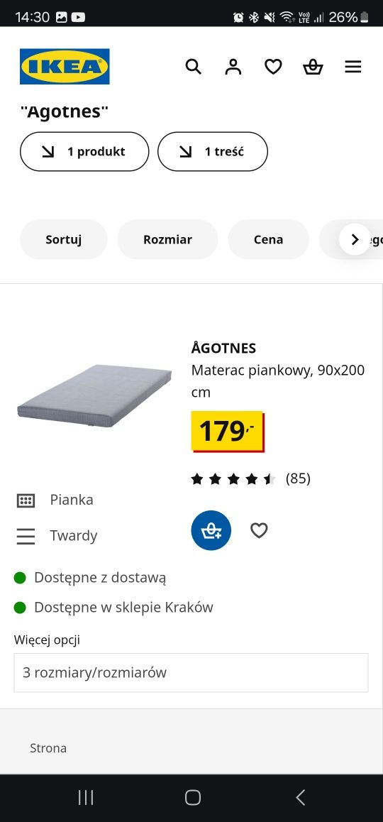 Łóżko piętrowe ikea