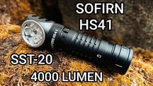 Налобний ліхтар Sofirn HS41 з акумулятором 21700 5000 mah