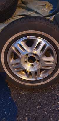 5x Felgi opony zimowe 15 chevrolet  5x115