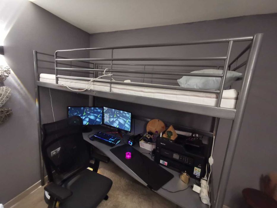 Beliche com Secretária SVARTA