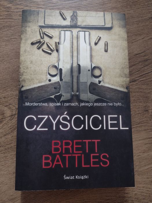 Książka triller Czyściciel Brett Battles