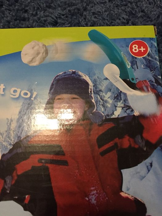 Снежкомет 2в1  пластмасса