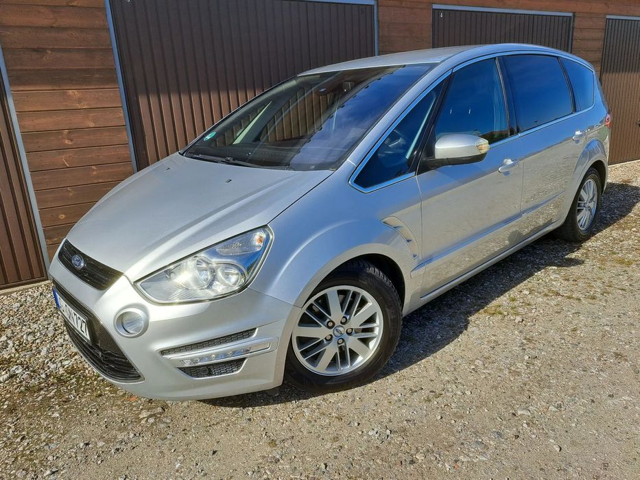 Ford S-Max 2.0TDCI 163KM, 7-foteli, MANUAL 6 BIEGÓW, kolorowa NAVI, CHROMPAKIET