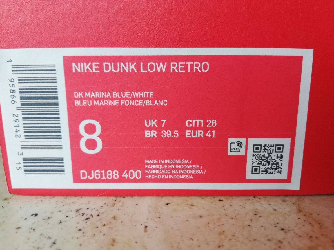 Nike Dunk Low Retro rozm 41 nowe