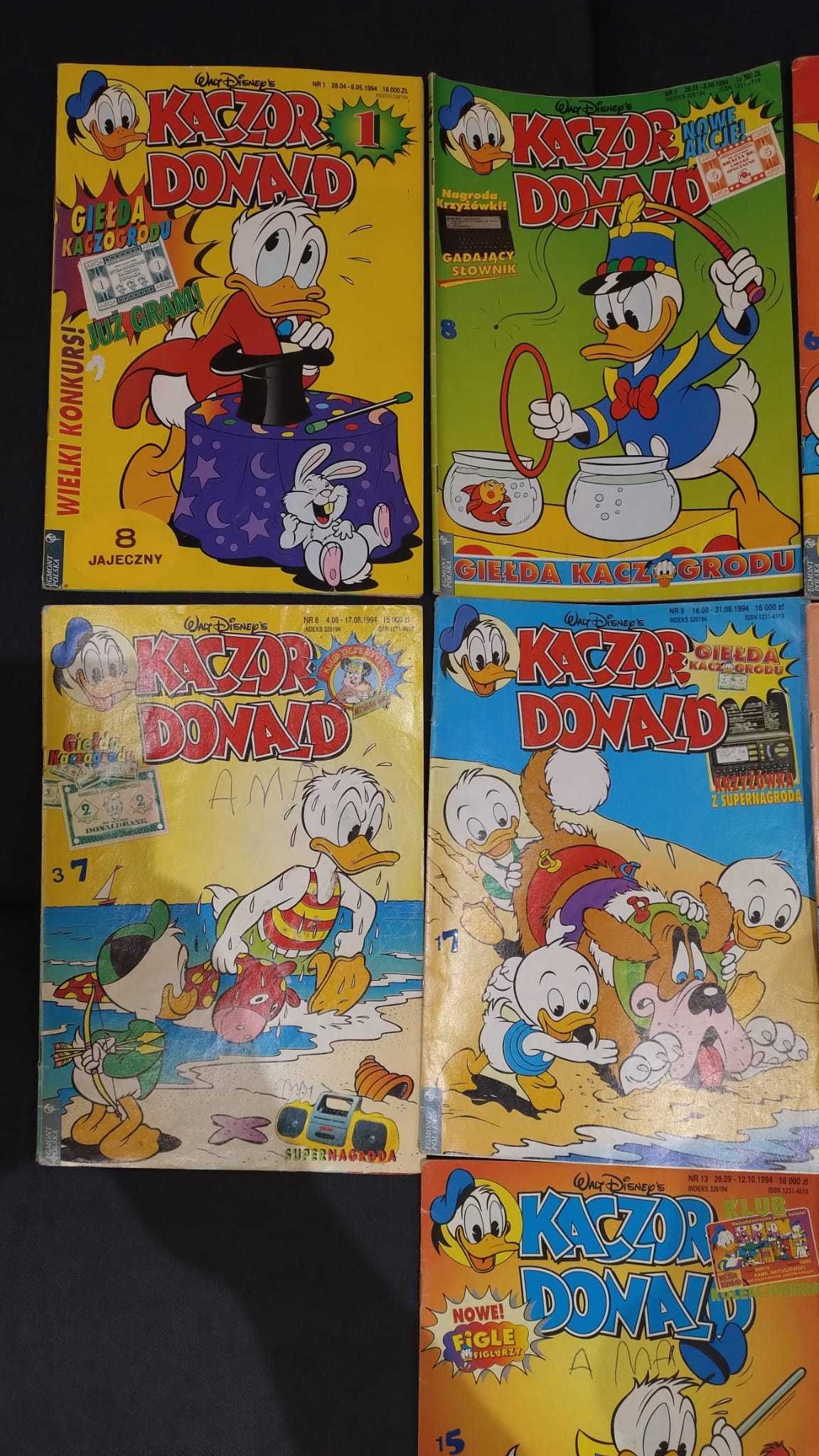 Komiks Kaczor Donald rocznik 1994 (10 numerów)