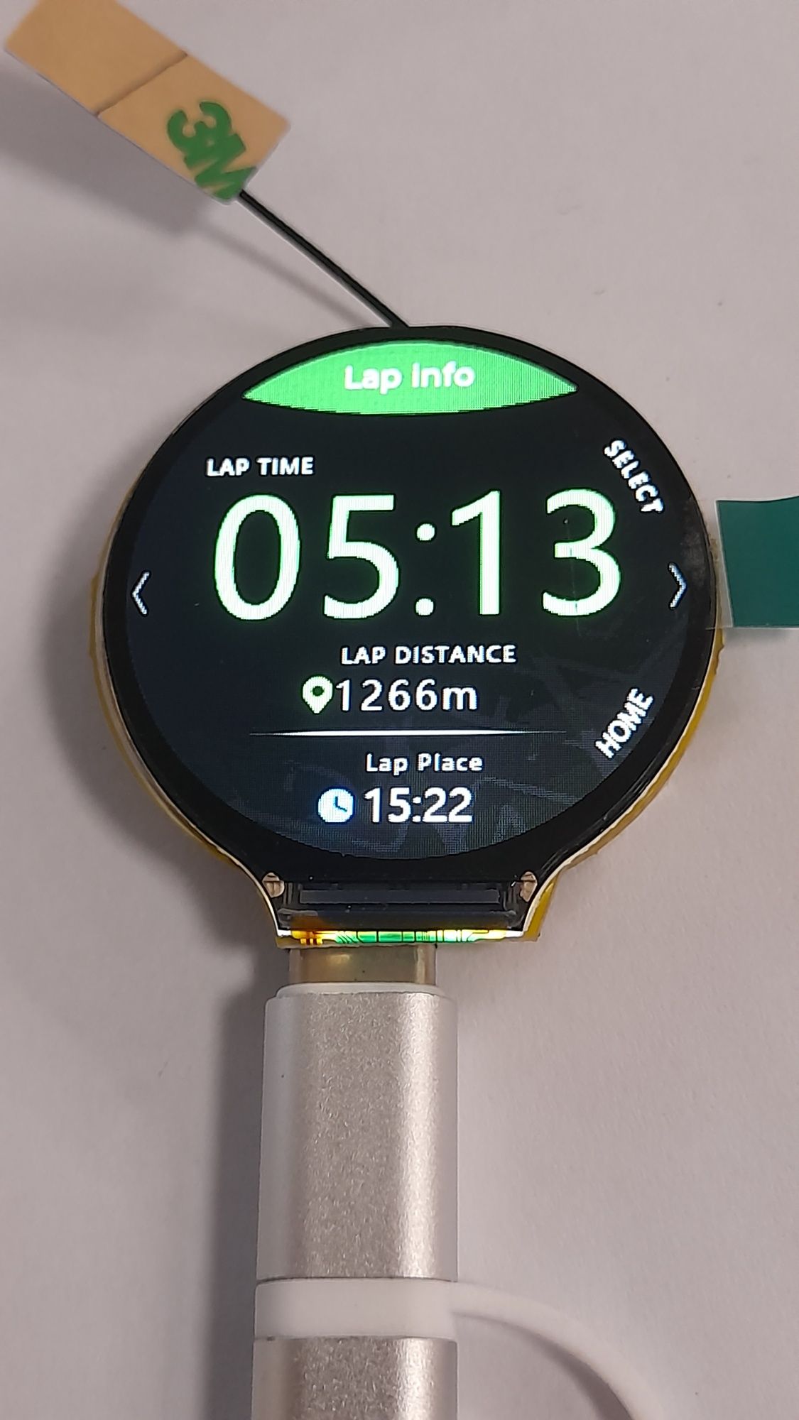 Контролер ESP32 C3 2424S012 LVGL IPS 1.28" круглый экран без тача